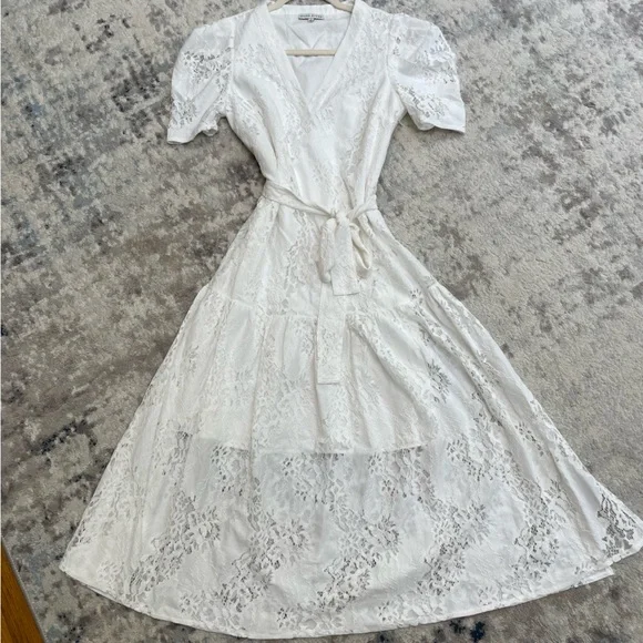 Moon River Dresses | Moon River Lace Dress | Color: White | Size: S | Lnappi11's Closet Moon River Dresses | Moon River Lace Dress | Color: White | Size: S | Lnappi11's Closet